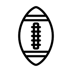 Image showing American Football Ball Icon