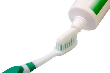 Image showing Green Toothbrush