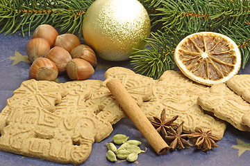 Image showing Traditional Spicy Christmas Cookies