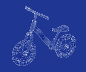 Image showing 3D model of balance bike