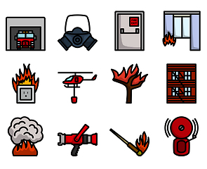 Image showing Fireguard Icon Set