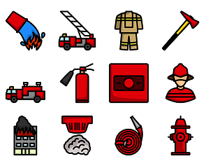 Image showing Fireguard Icon Set