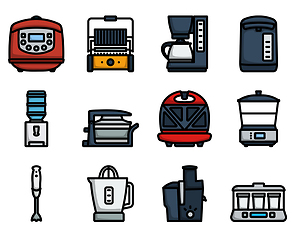 Image showing Kitchen Icon Set