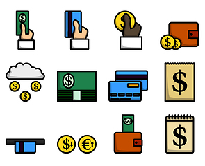 Image showing Money Icon Set