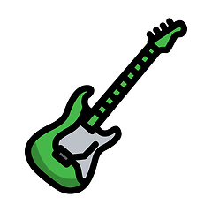 Image showing Electric Guitar Icon