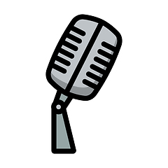 Image showing Old Microphone Icon