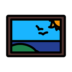 Image showing Landscape Art Icon