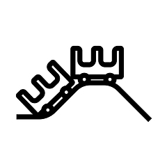 Image showing Small Roller Coaster Icon