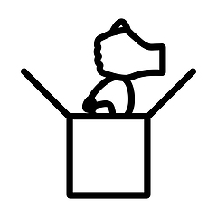 Image showing Rabbit In Magic Box Icon