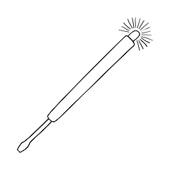 Image showing Electricity Test Screwdriver Icon