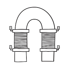 Image showing Electric Magnet Icon