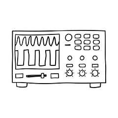 Image showing Oscilloscope Icon