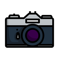 Image showing Icon Of Retro Film Photo Camera