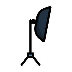 Image showing Icon Of Softbox Light