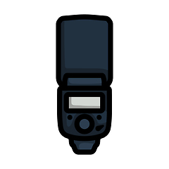 Image showing Icon Of Portable Photo Flash