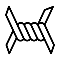Image showing Barbed Wire Icon