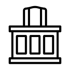 Image showing Judge Table Icon