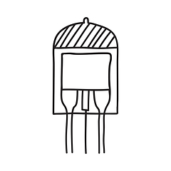 Image showing Electronic Vacuum Tube Icon