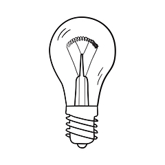 Image showing Electric Bulb Icon