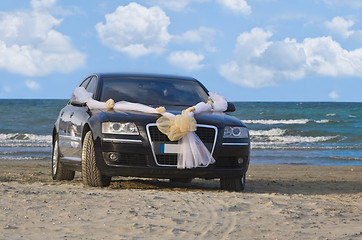 Image showing Wedding car