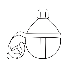 Image showing Icon Of Touristic Flask