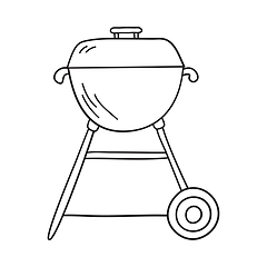 Image showing Icon Of Barbecue