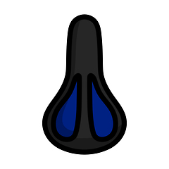 Image showing Bike Seat Icon Top View