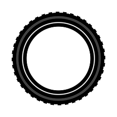 Image showing Bike Tyre Icon