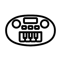 Image showing Synthesizer Toy Icon