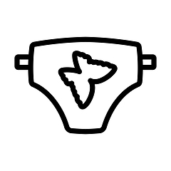 Image showing Diaper Icon