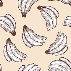 Image showing Seamles Pattern Of Banana