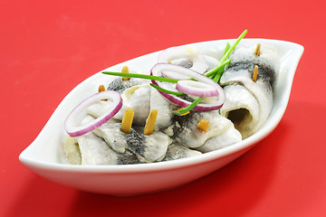 Image showing Rolled herring