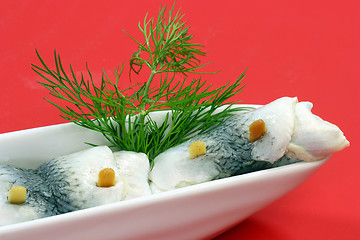 Image showing Rolled herring