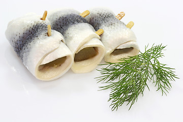 Image showing Rolled herring