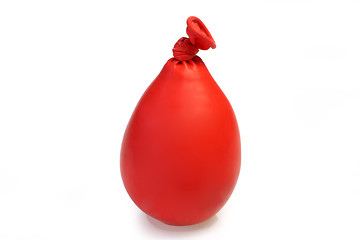 Image showing Red kneating ballon