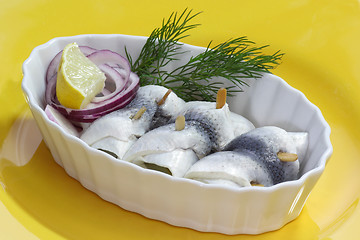 Image showing Rolled herring