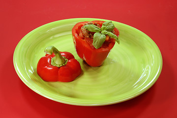 Image showing Stuffed paprica