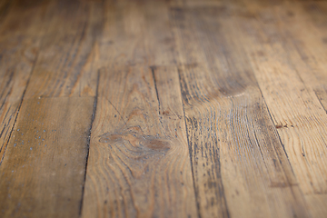 Image showing empty wood table top