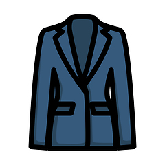 Image showing Business Woman Suit Icon