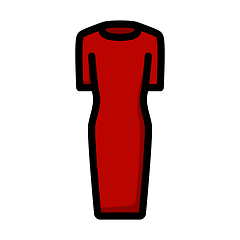 Image showing Business Woman Dress Icon