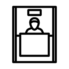 Image showing Bank Clerk Icon