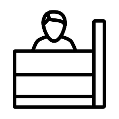 Image showing Bank Clerk Icon