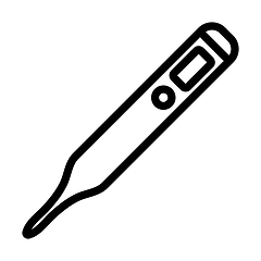 Image showing Medical Thermometer Icon