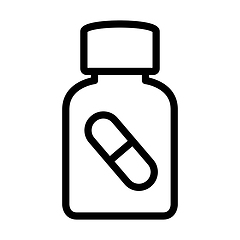 Image showing Pills Bottle Icon