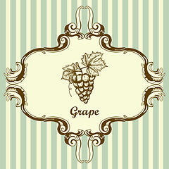 Image showing Icon Of Grape