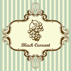 Image showing Icon Of Black Currant