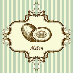 Image showing Icon Of Melon