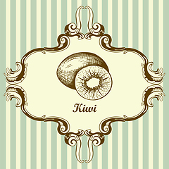 Image showing Icon Of Kiwi