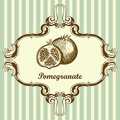 Image showing Icon Of Pomegranate