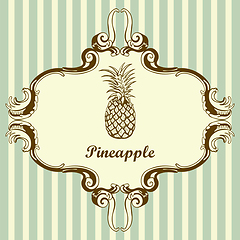 Image showing Icon Of Pineapple